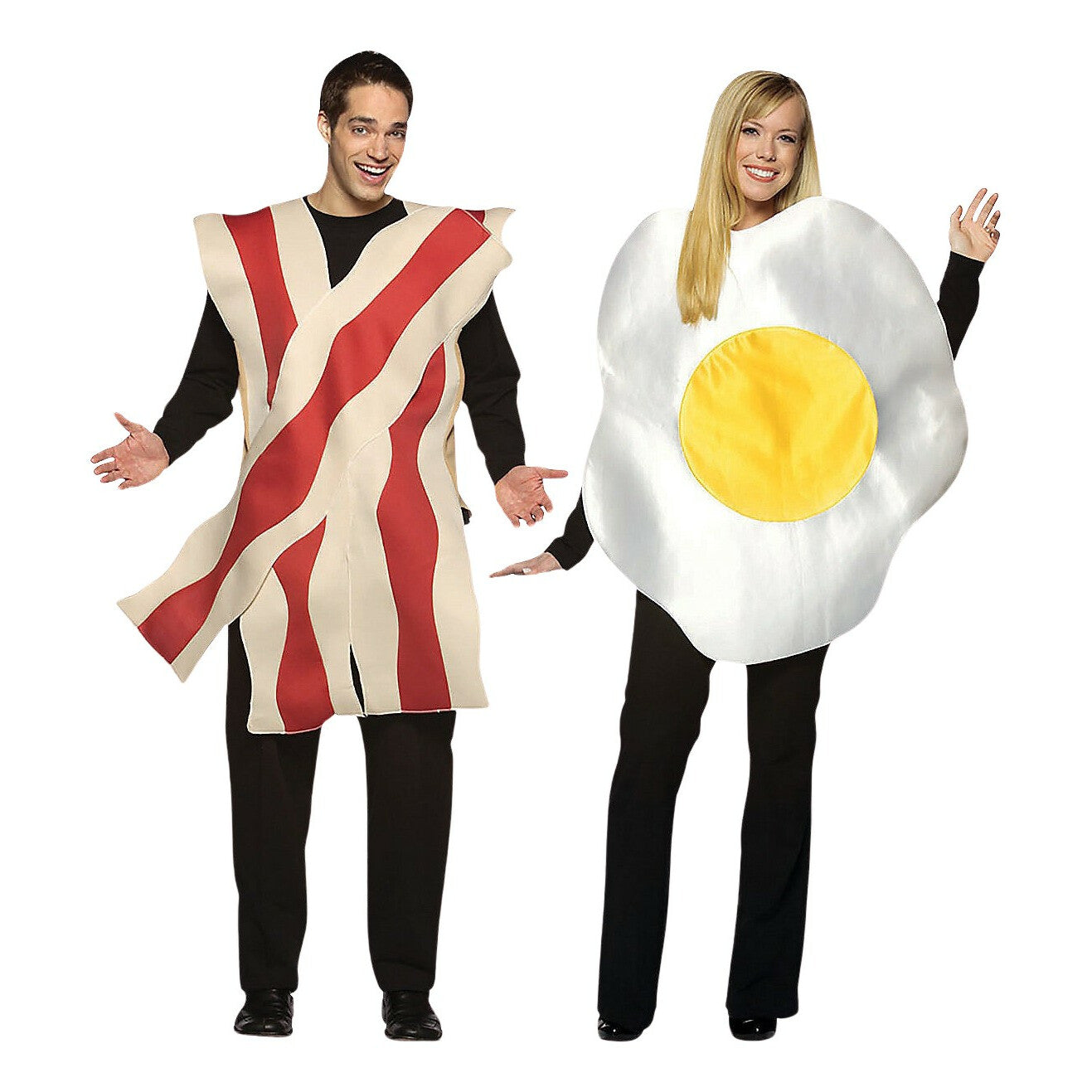 Adult Bacon & Egg Couples Costume-Rasta Imposta