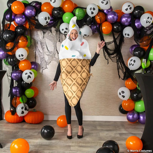 Adult Ice Cream Cone Costume — view 2