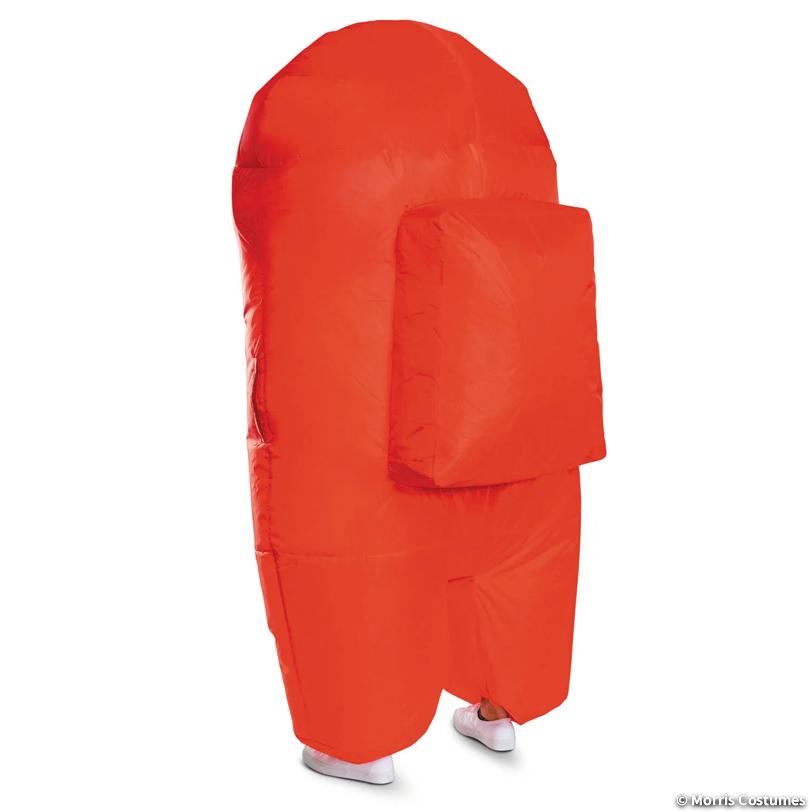 Adults Inflatable Among Us™ Red Imposter Costume - One Size