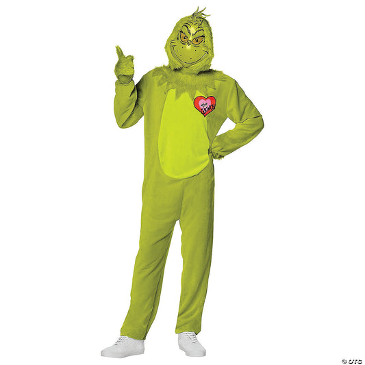 Adults Dr. Seuss How the Grinch Stole Christmas The Grinch Costume - Medium 38-40
