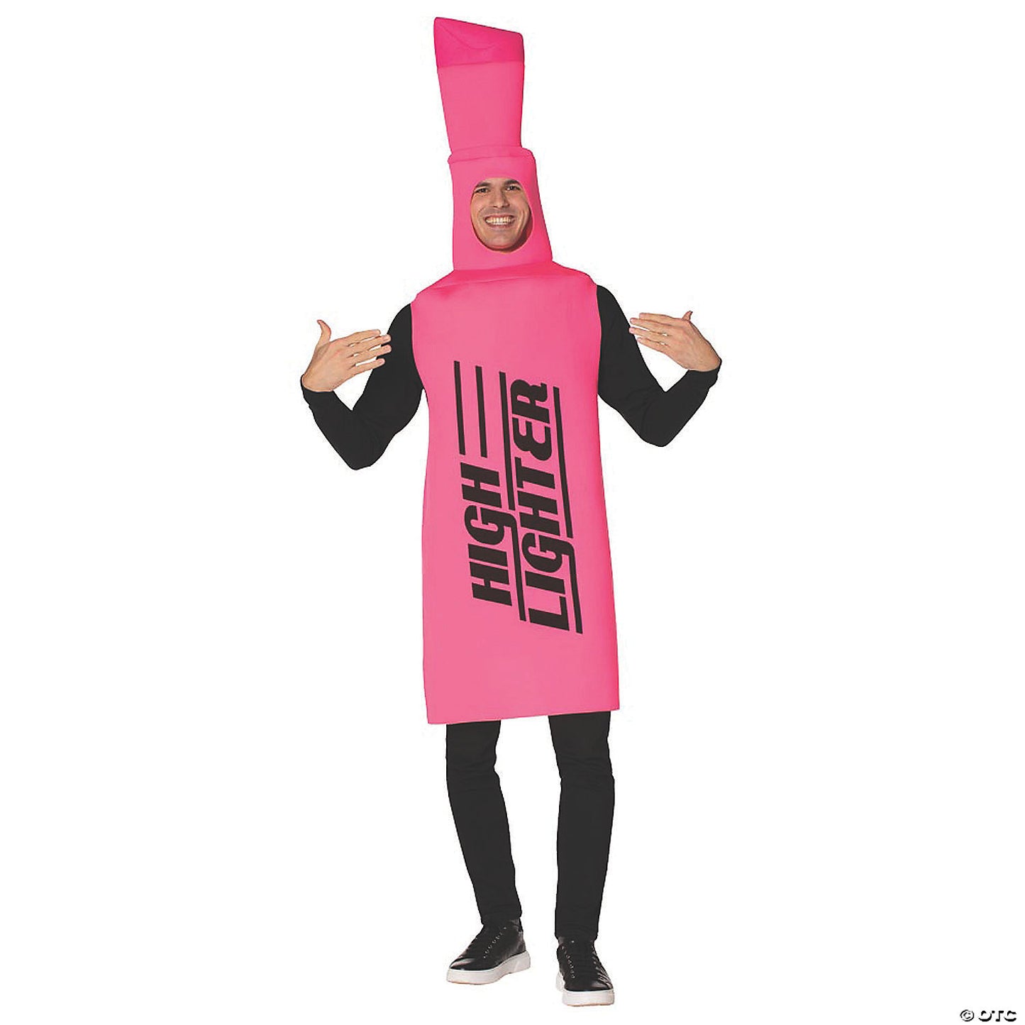 Adults Highlighter Costume - Pink