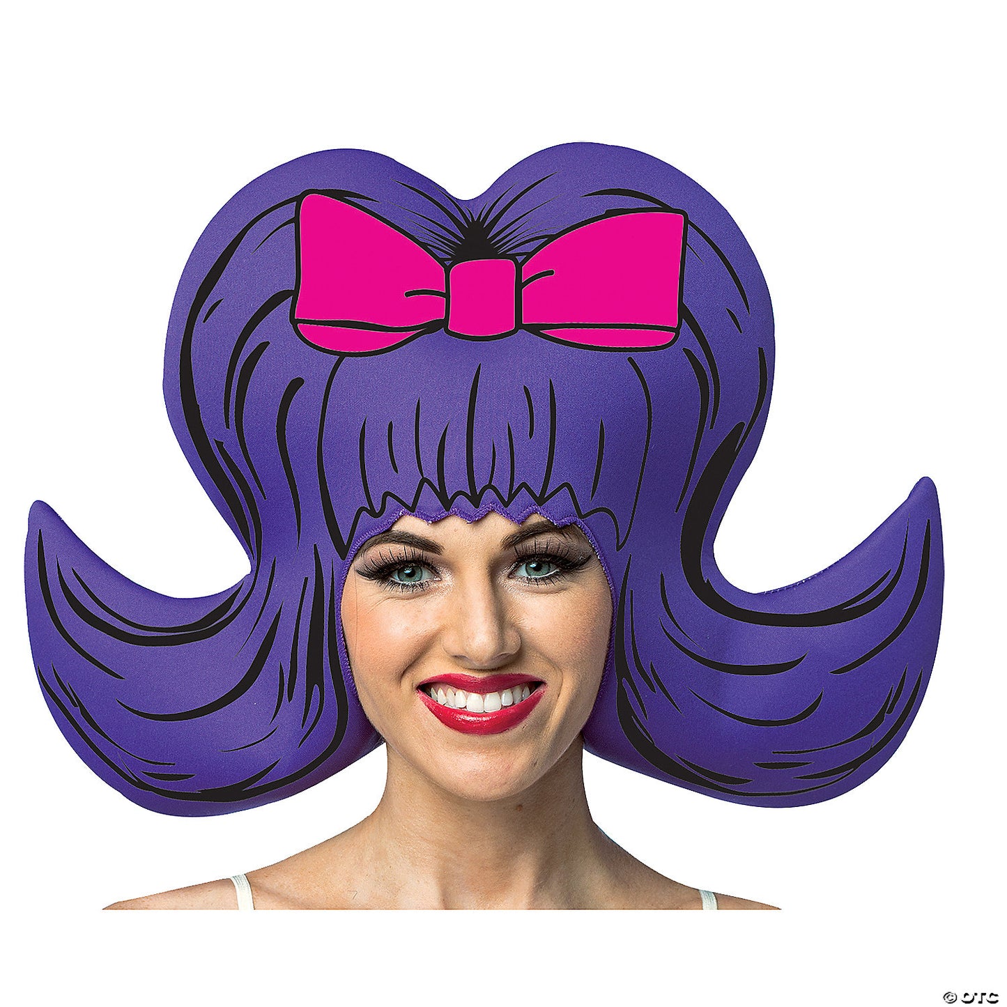 Adults Purple Foam Bouffant Headpiece