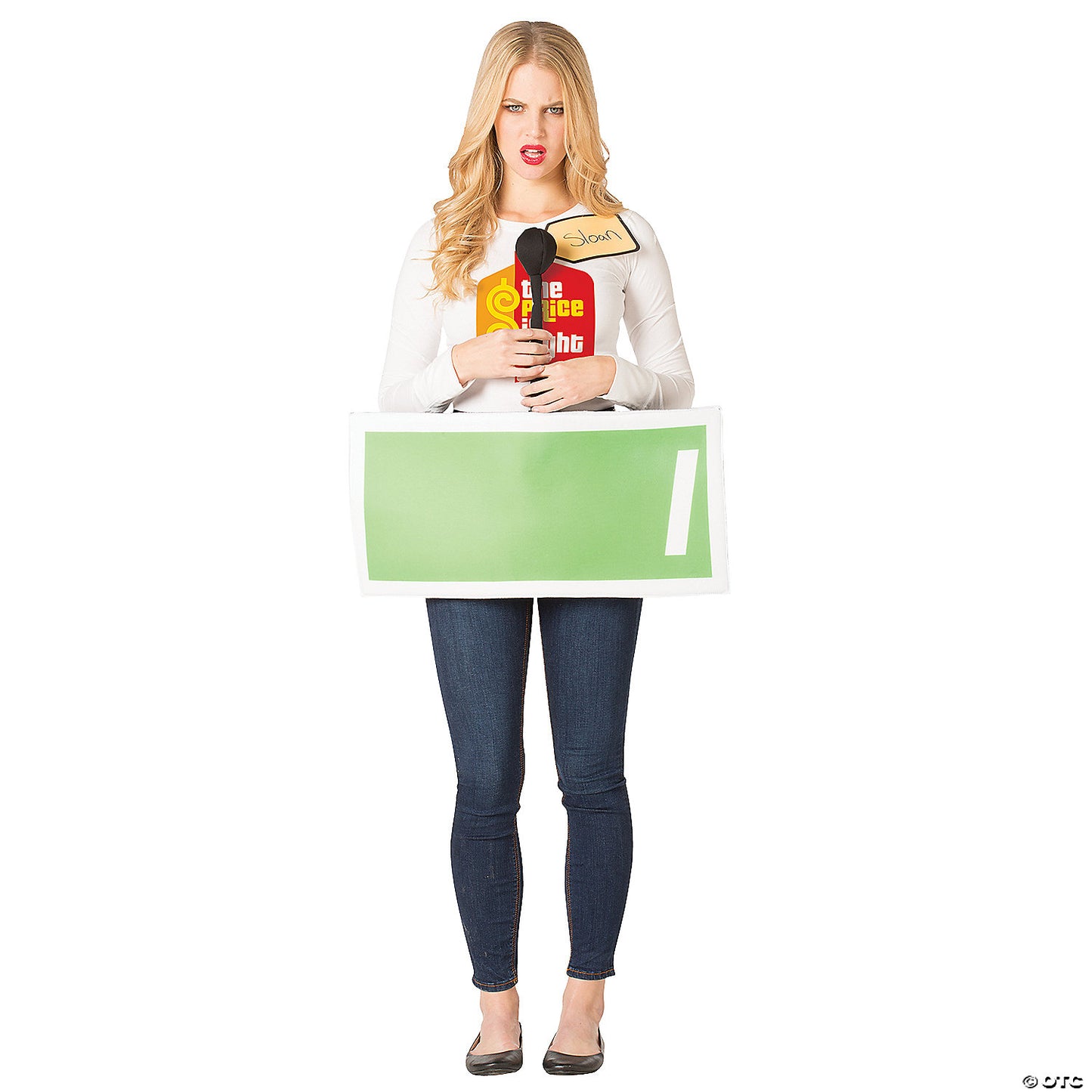 Adults The Price Is Right Row Green Costume