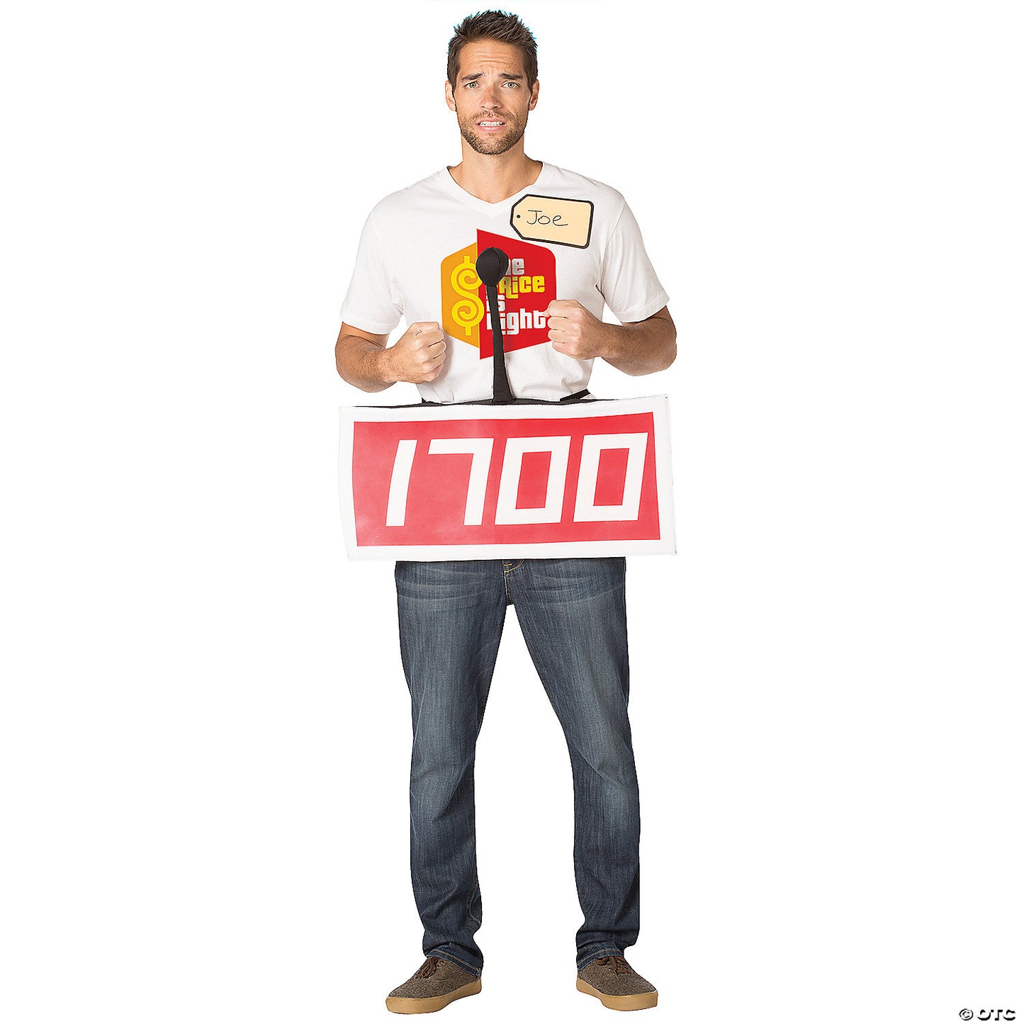 Adults The Price Is Right Row Red Costume