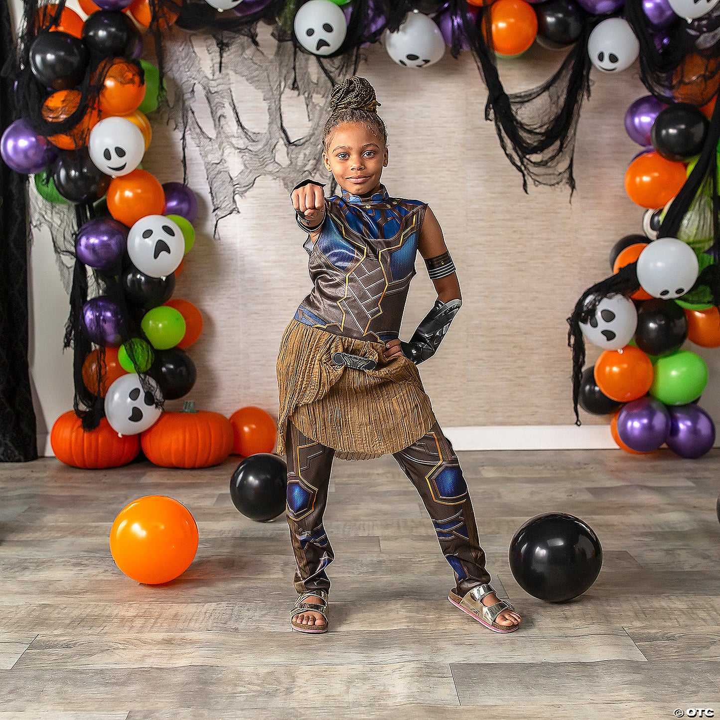 Girl's Marvel Black Panther Shuri Costume 4-7