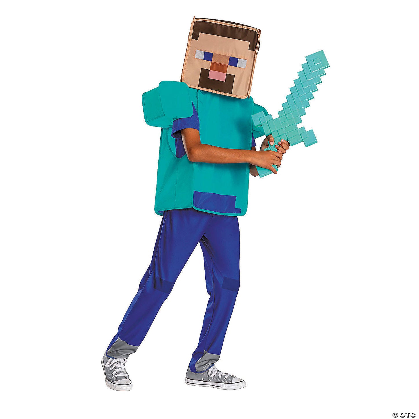 Kids Classic Minecraft™ Steve Pop-Out Costume - Small 4-6