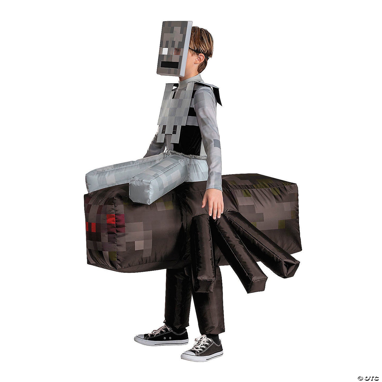 Kids Deluxe Inflatable Minecraft™ Spider Jockey Costume - Small 4-6