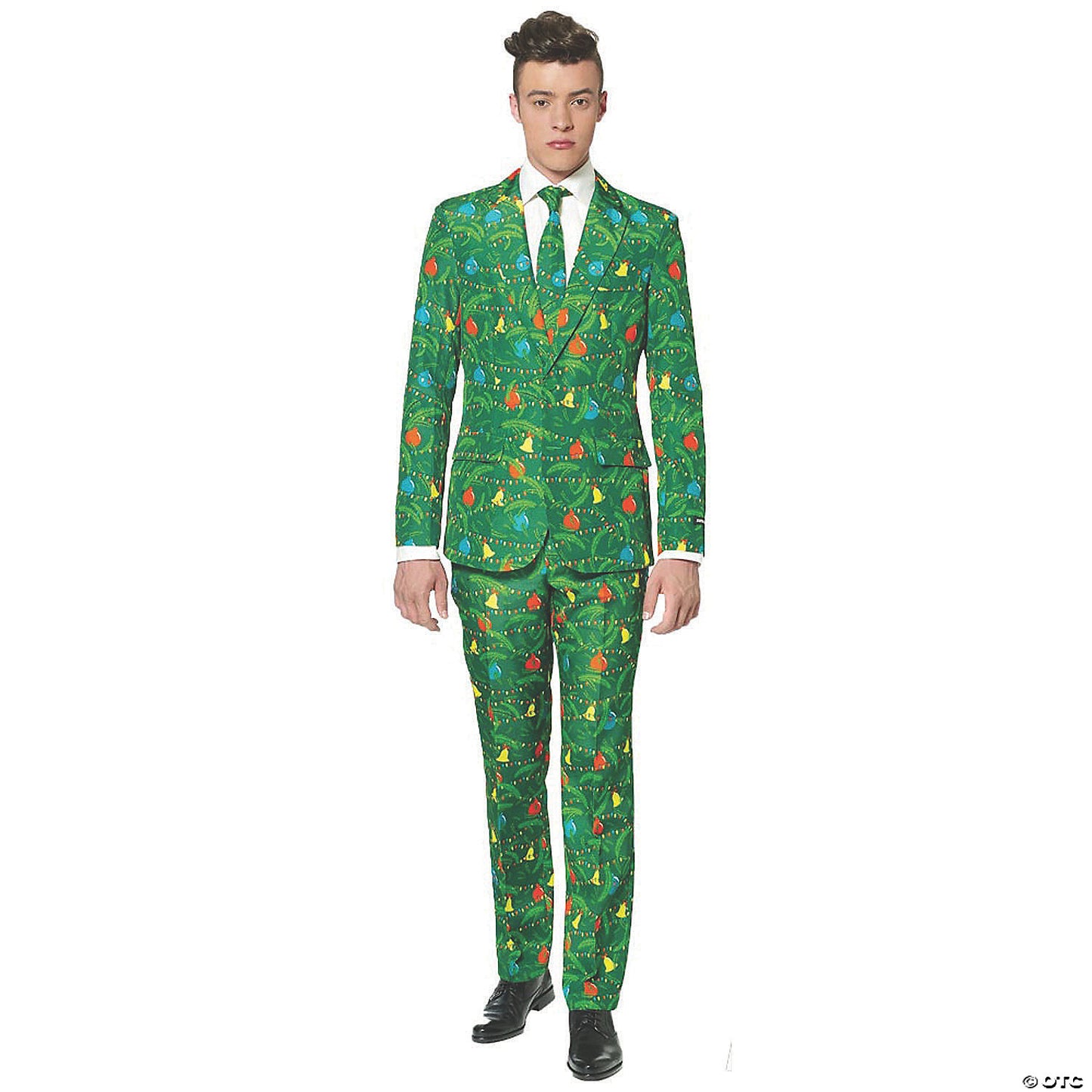 Men’s Green Christmas Tree Suit - Medium