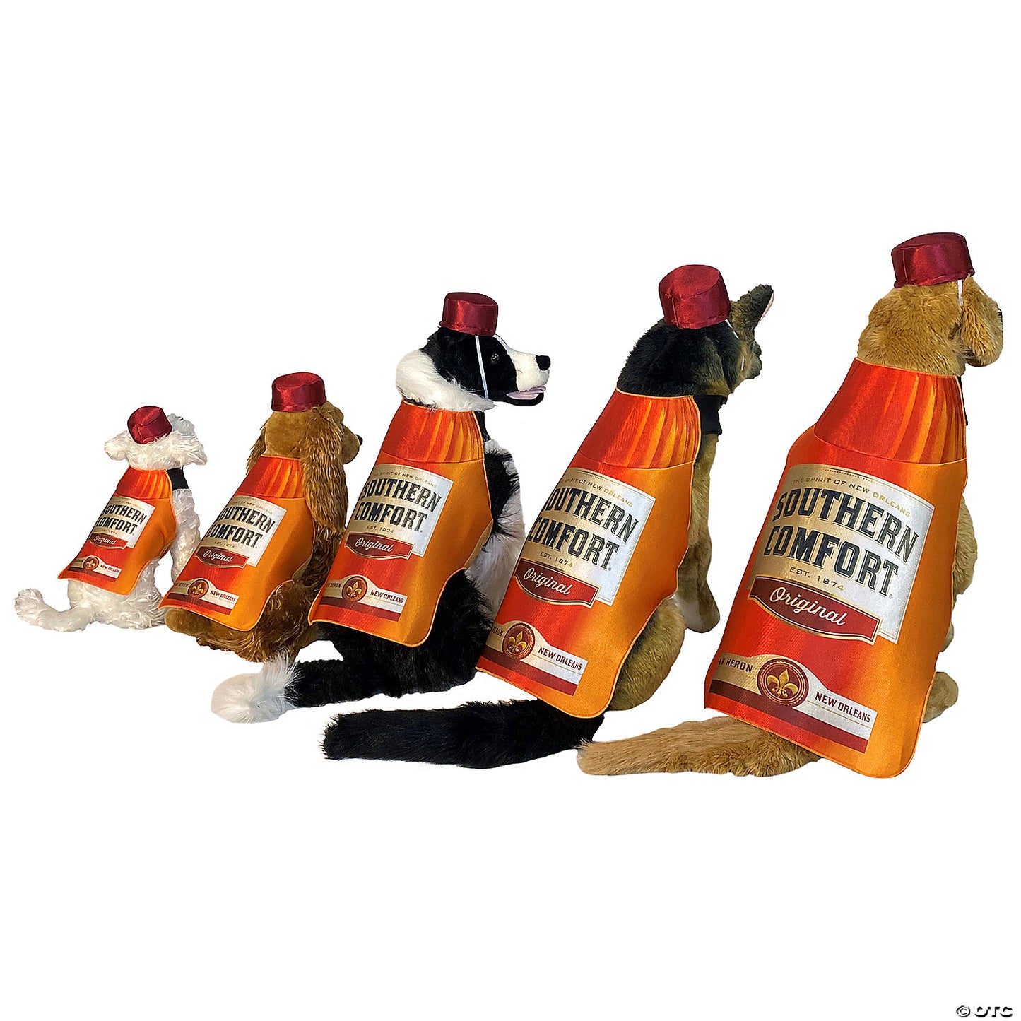 Southern Comfort Bottle Dog Costume - Large-Extra Large