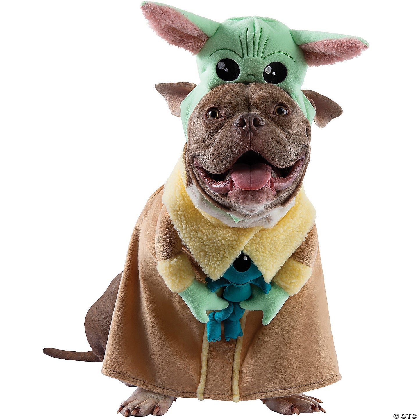 Star Wars The Mandalorian Grogu Pet Costume 25-40 lbs, Back Length 14"-17", Chest 16"-23"