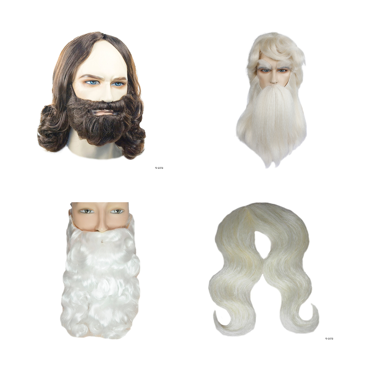 Santa Beards and Wigs