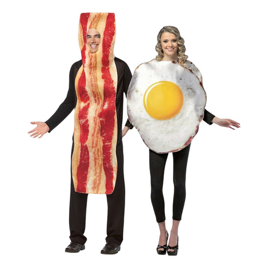 Adult Bacon and Egg Couple Costumes-Rasta Imposta