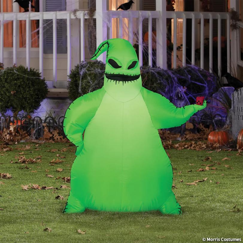 42" Airblown® Inflatable The Nightmare Before Christmas Green Oogie Boogie Yard Decoration