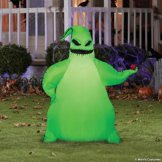42" Airblown® Inflatable The Nightmare Before Christmas Green Oogie Boogie Yard Decoration