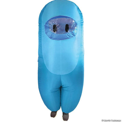 Adults Cyan Inflatable Crewmate Killer Costume