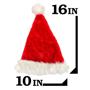 Adults Deluxe Santa Hat — view 2