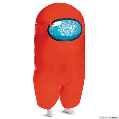 Adults Inflatable Among Us™ Red Imposter Costume - One Size