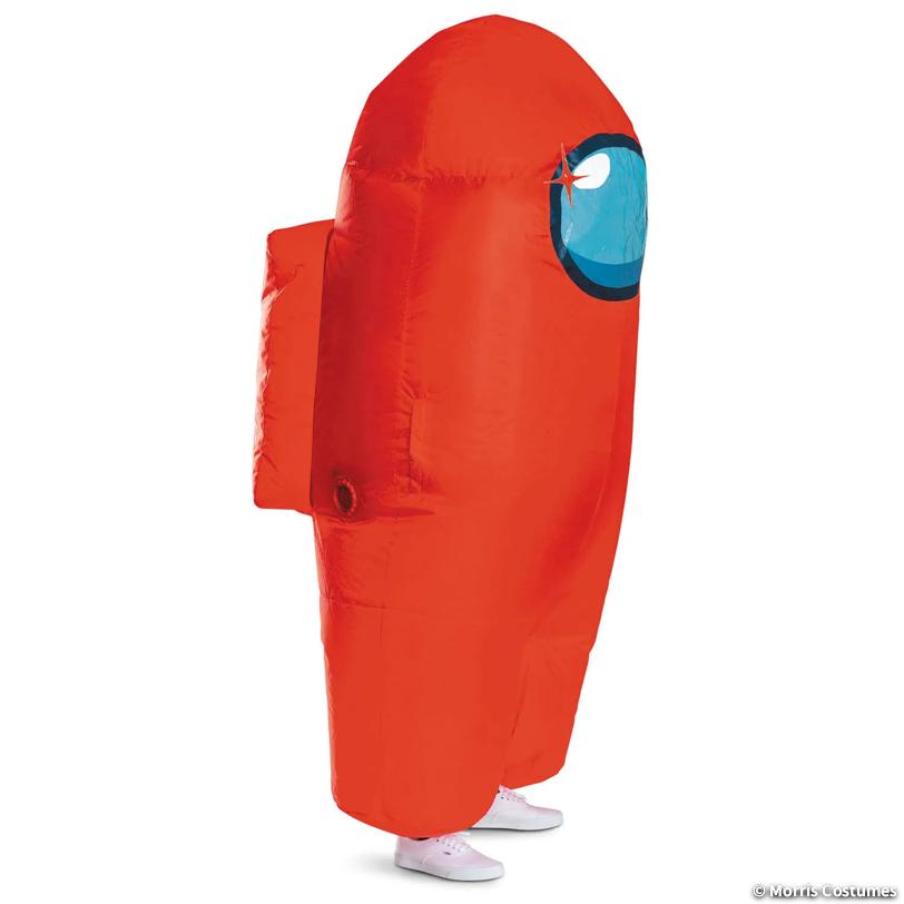 Adults Inflatable Among Us™ Red Imposter Costume - One Size