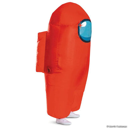Adults Inflatable Among Us™ Red Imposter Costume - One Size