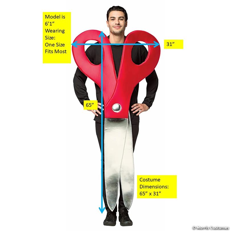 Adult Scissors Costume