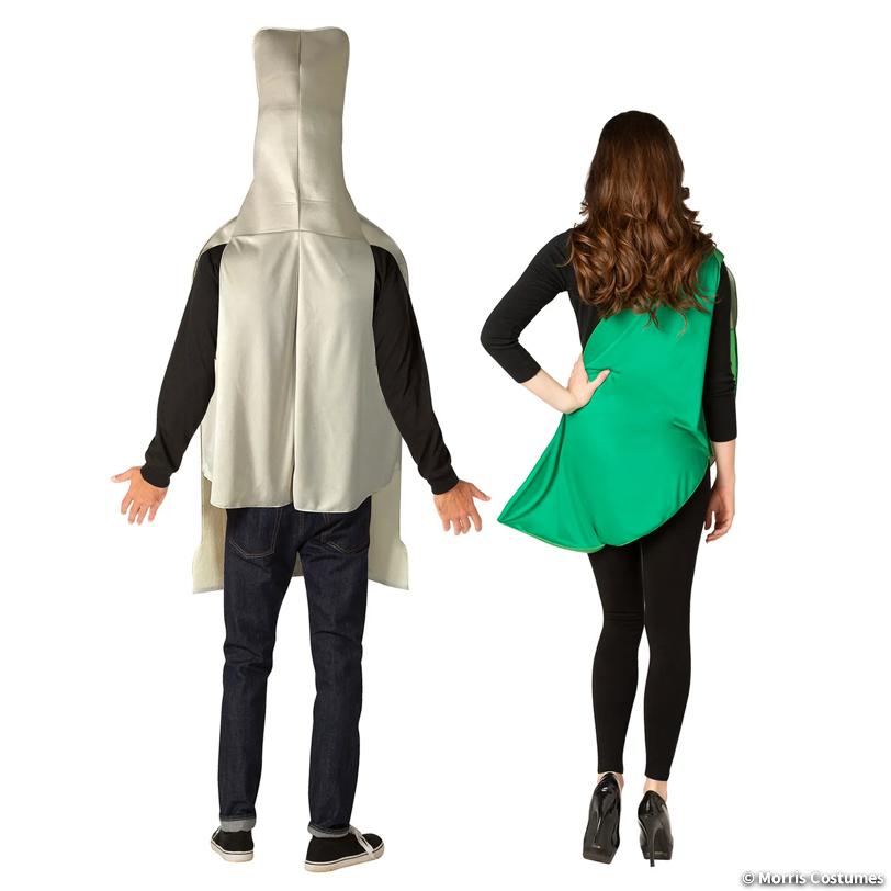 Adult Tequila Bottle & Lime Slice Couples Costume
