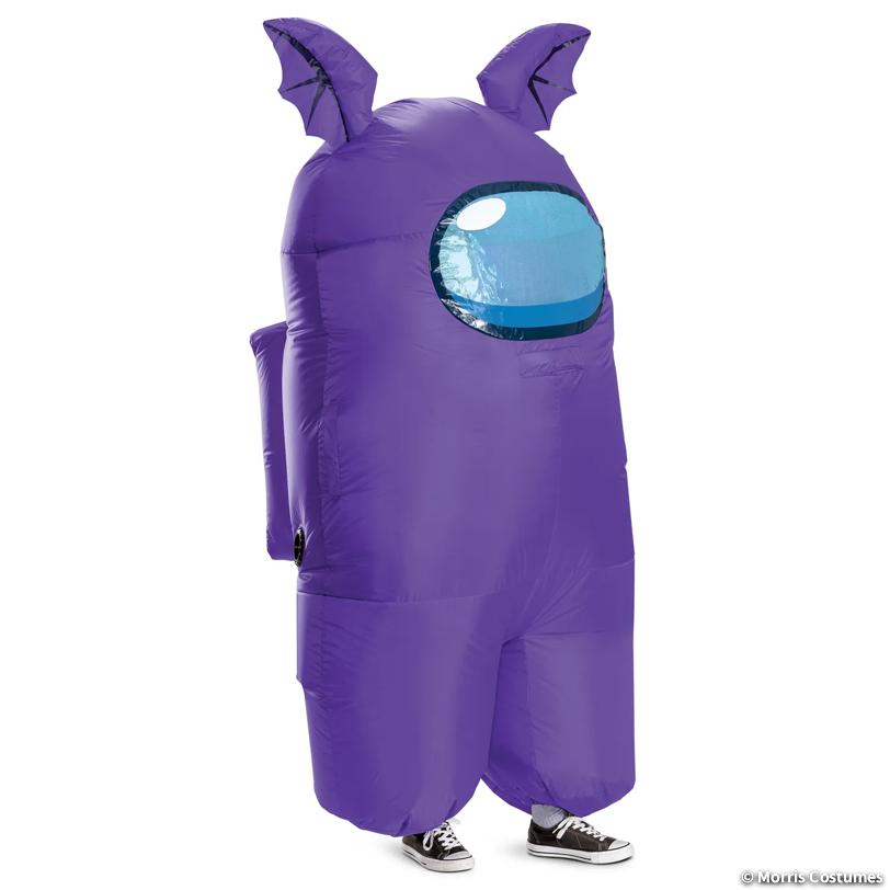 Kids Inflatable Among Us™ Bat Jumpsuit Costume