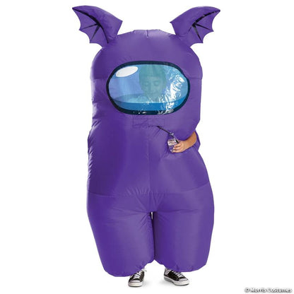 Kids Inflatable Among Us™ Bat Jumpsuit Costume