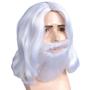 Men's Biblical Wig & Beard Set