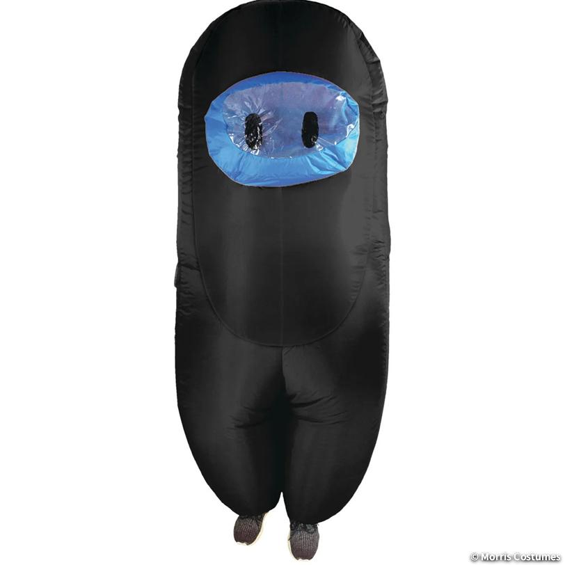 Adults Black Inflatable Crewmate Killer Costume