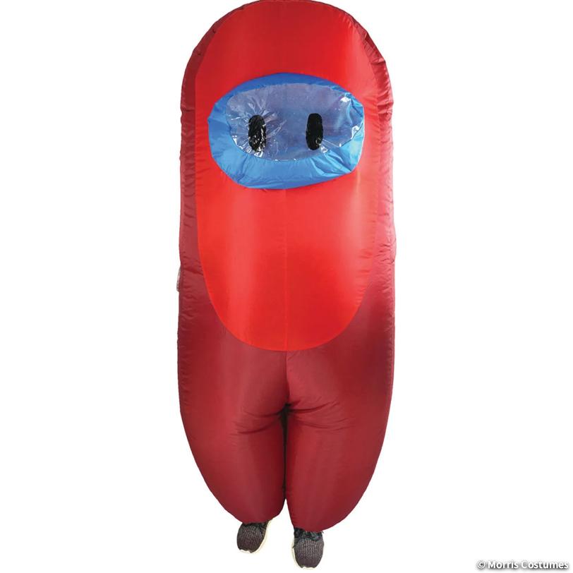 Teen Red Inflatable Crewmate Killer  Costume