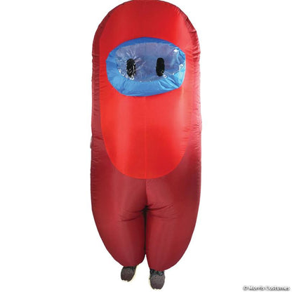 Teen Red Inflatable Crewmate Killer  Costume