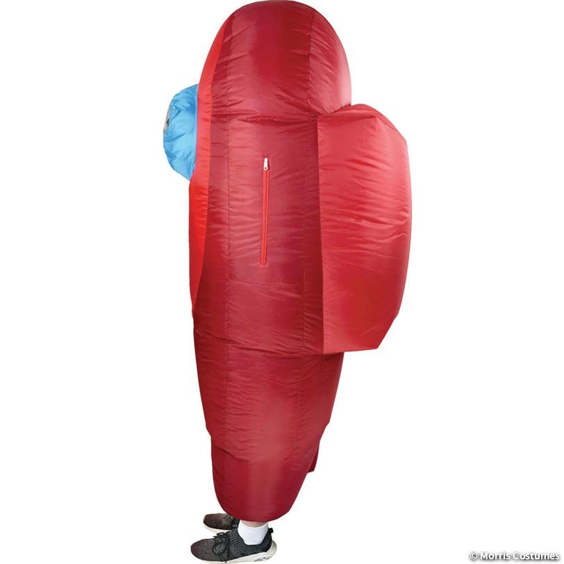Teen Red Inflatable Crewmate Killer  Costume