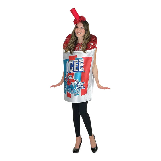 Adult Icee Sparkle Red Tunic Costume