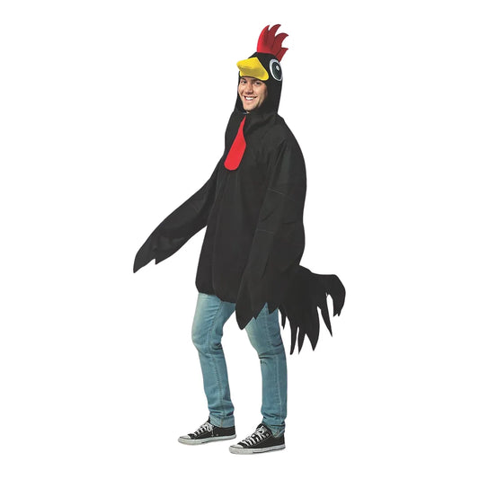 Adult Black Rooster Costume