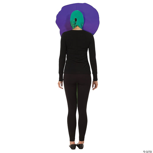 Adult Purple Pansy Flower Costume — view 2