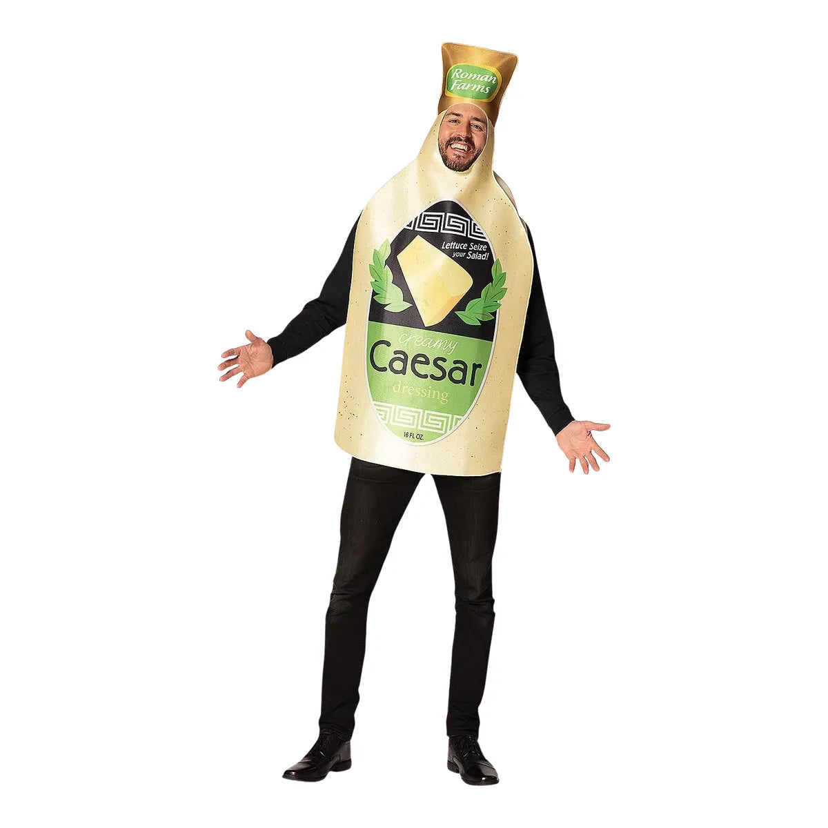 Adult Caesar Dressing Bottle Adults Costume