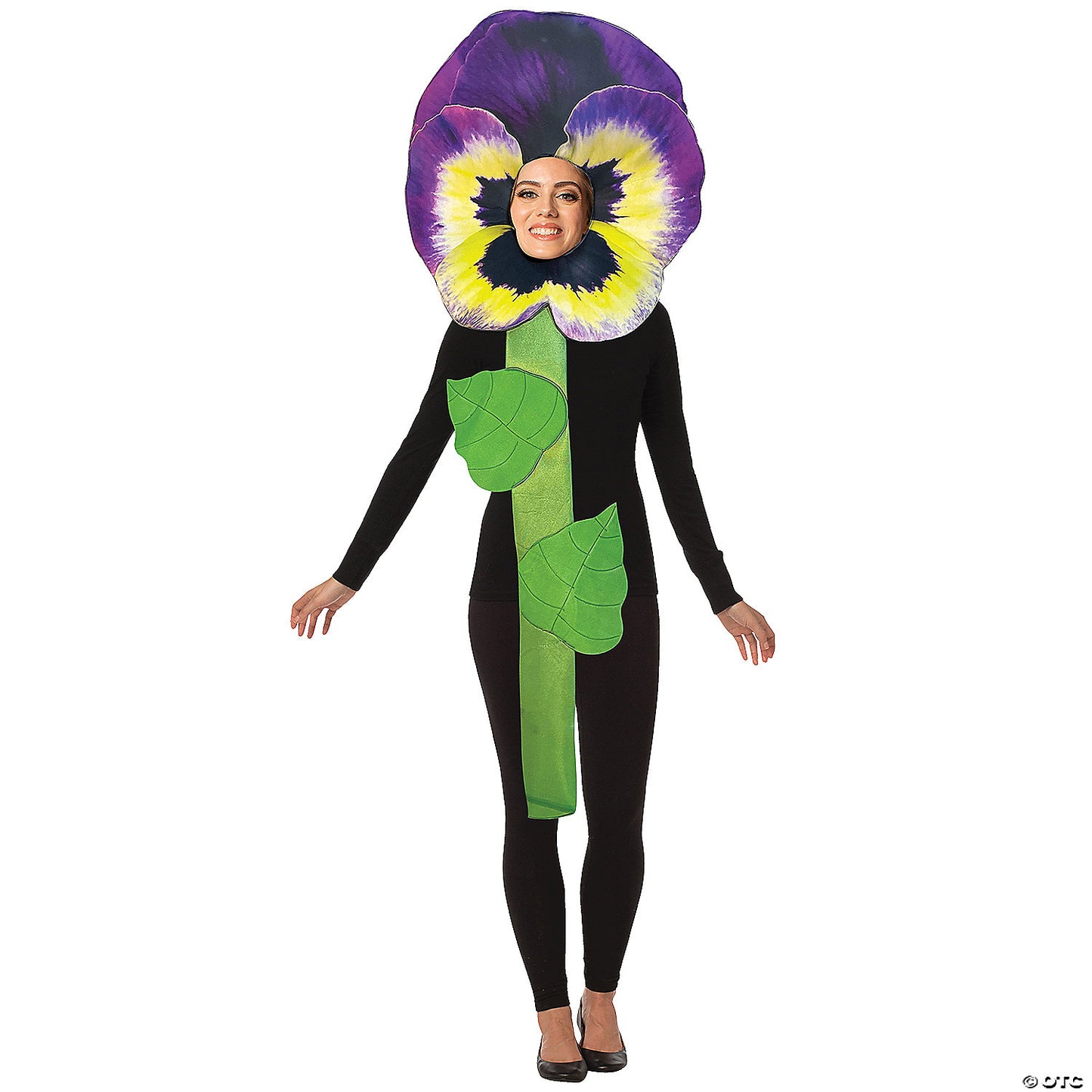 Adults Purple Pansy Flower Costume