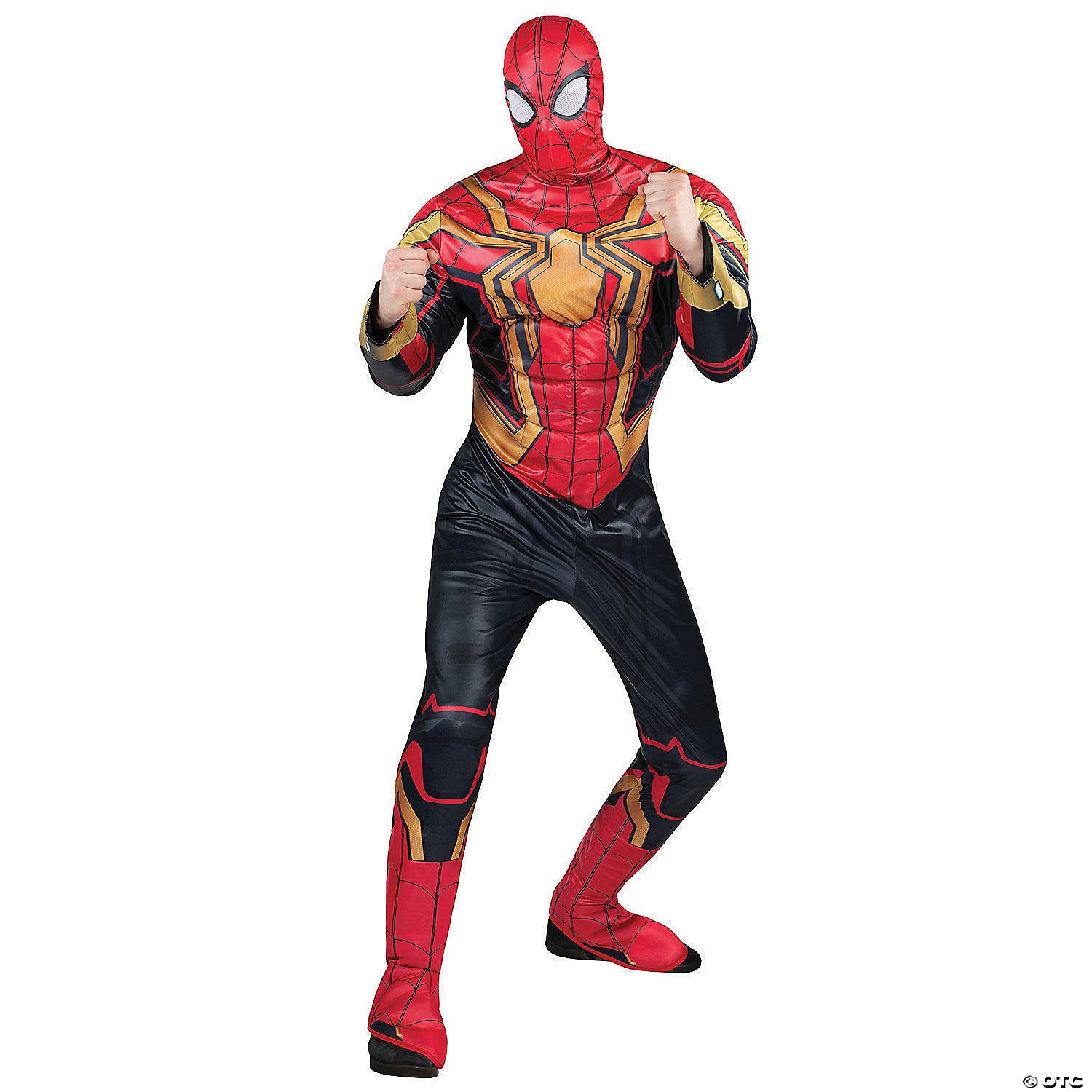 Adults Qualux Marvel Spider-Man Integrated Suit Costume-36-38