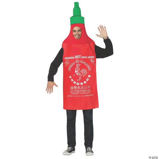 Adults Sriracha Bottle Costume