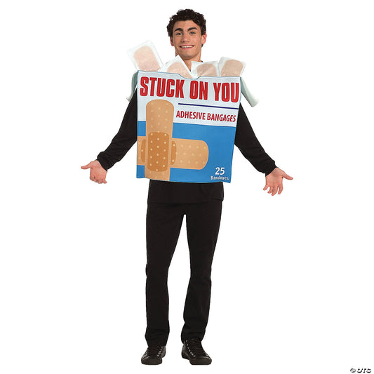 Adults Stuck on You Bandages Box Costume
