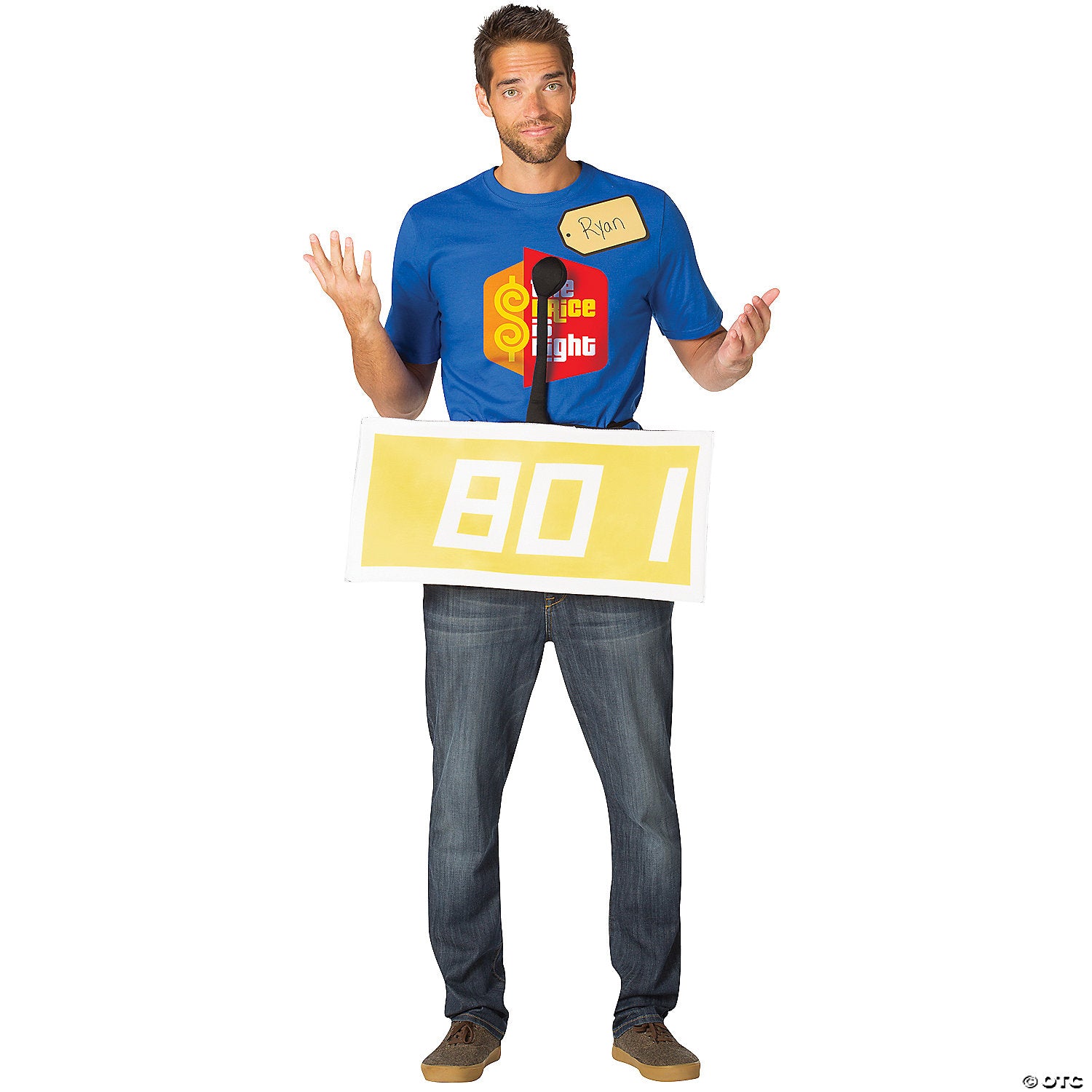 Adults The Price Is Right Row Yellow Costume