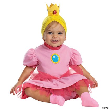 Baby Posh Super Mario Bros. Princess Peach Costume - 12-18 Months