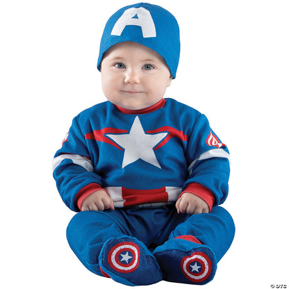 Baby Marvel Captain America Steve Rogers Costume-6-12 Months