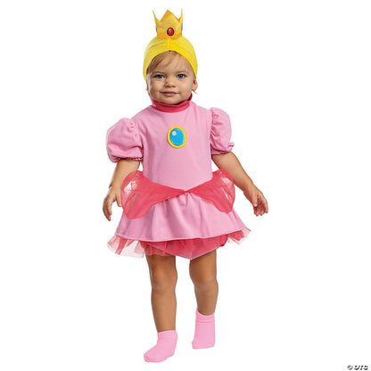 Baby Posh Super Mario Bros. Princess Peach Costume - 12-18 Months