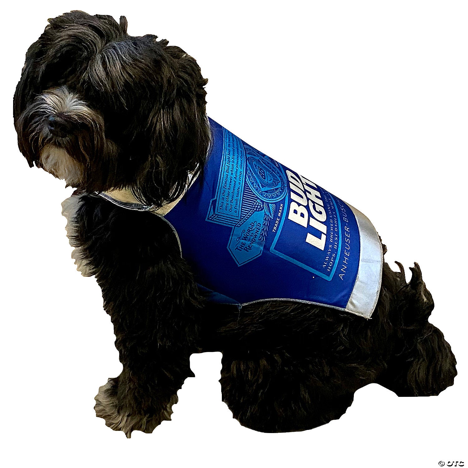 Bud Light Can Dog Costume 2X-3X