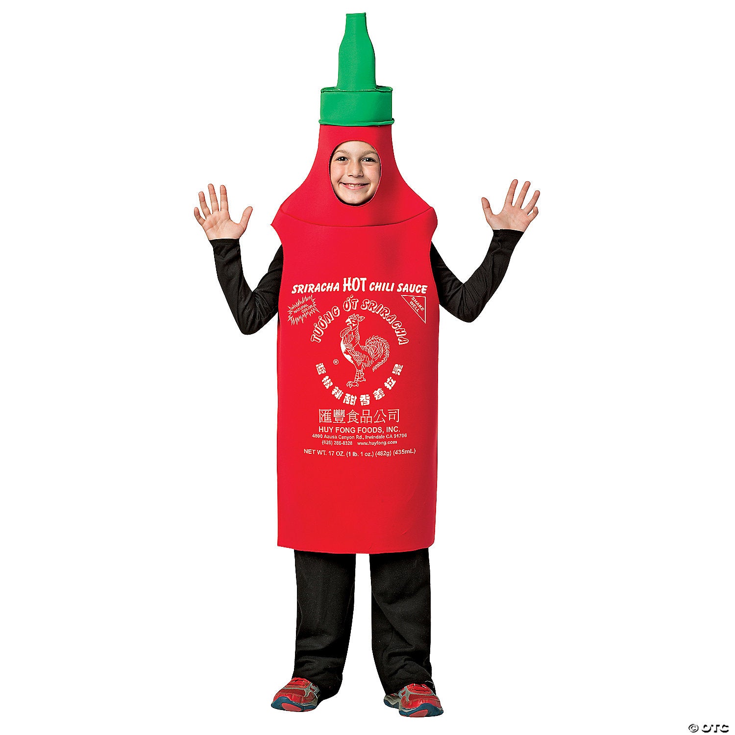Sriracha Child Costume - Spicy Halloween Fun for Kids 7-10 – The ...