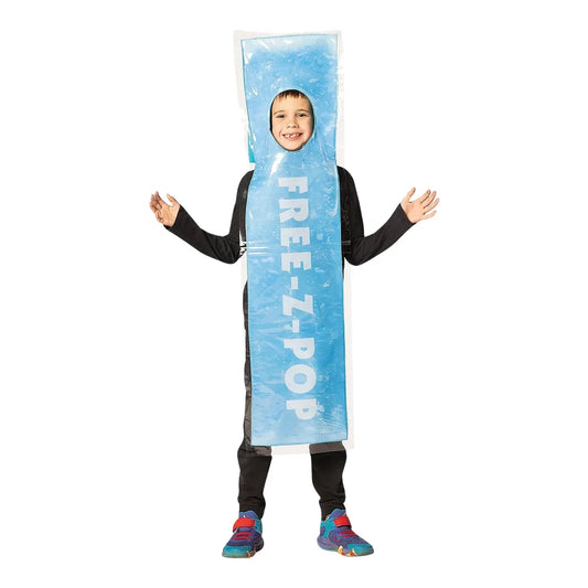 Kids Blue Free-Z-Pop Ice Costume - Medium 7-10