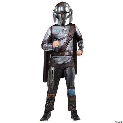 Kids Star Wars The Mandalorian Light-Up Costume- Large 12-14