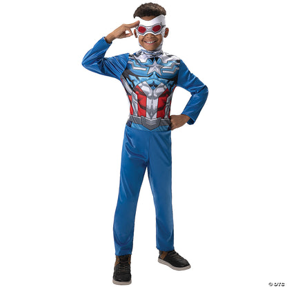 Kids Value Captain America Sam Wilson Costume 8-10