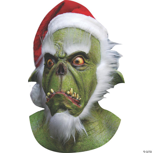 Latex Green Santa Mask